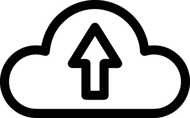 Upload icon symbol image