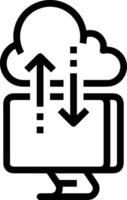 Upload icon symbol image vector