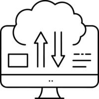 Upload icon symbol image vector