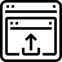 Upload icon symbol image vector