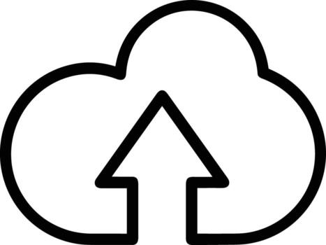 subir icono símbolo imagen vector