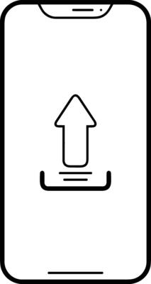 Upload icon symbol image