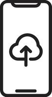 Upload icon symbol image vector