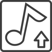 Upload icon symbol image vector