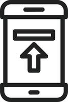 Upload icon symbol image vector