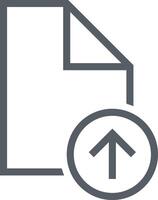 Upload icon symbol image vector