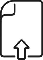 Upload icon symbol image vector