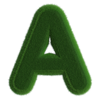 3D Font Letter A uppercase png