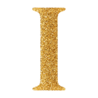 3D Font Letter I uppercase png