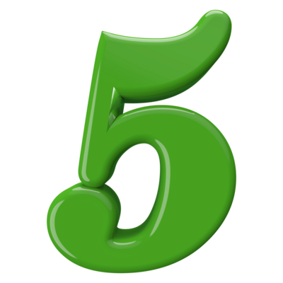3d Number Green PNGs for Free Download