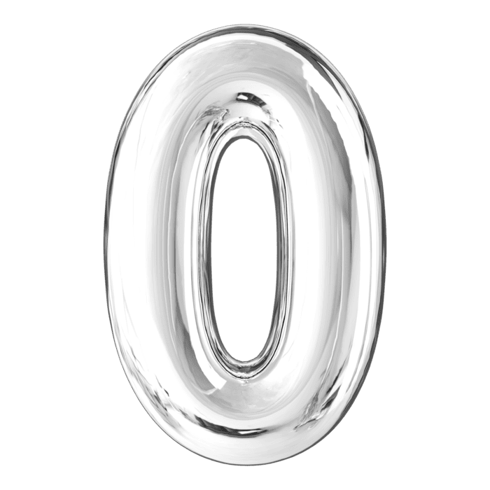 Number 0 PNGs for Free Download
