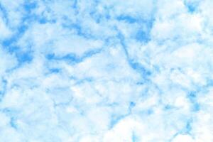 White clouds on blue sky, wallpaper and pattern background photo