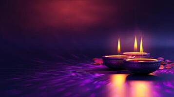 Candles for vesak day photo
