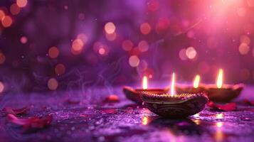 candles of vesak day photo