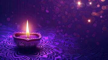 candle of vesak day photo