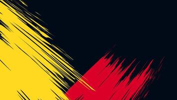 Modern red yellow background on dark background vector