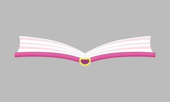 Open book icon Library or bookstore color symbol isolated vector