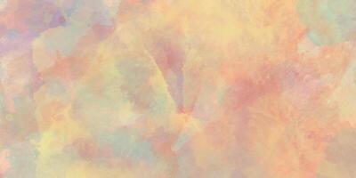 Abstract brush painted watercolor background with watercolor stains, Bright multicolor background with pink and blue colors for wallpaper, decoration, card, graphics design and web design. photo