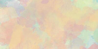 modern and stylist light wash colorful pastel watercolor painting on wet white paper background, Art abstract watercolor background for illustration banner, wallpaper,flyer,template,cover and design. photo