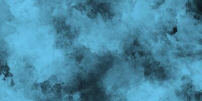 Blue background with abstract blue smoke, dark or navy blue grunge texture with grainy stains, Blue grunge with smoky stains and marble grunge. photo