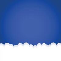 Sky with clouds background design vector