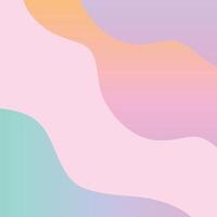Gradient wavy background design, abstract wave shapes background vector