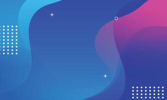 Gradient wavy background design, abstract wave shapes background vector