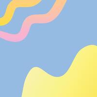 Gradient wavy background design, abstract wave shapes background vector