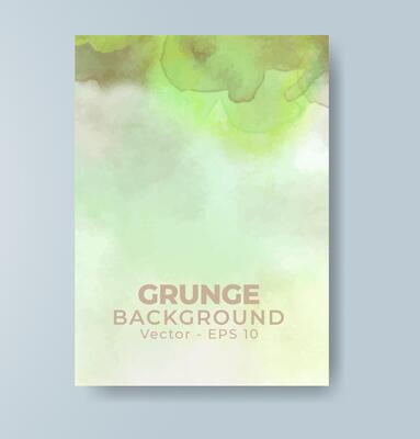 Cards with watercolor background. Design for your cover, date, postcard, banner, logo.