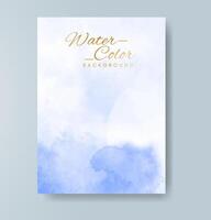 Cards with watercolor background. Design for your cover, date, postcard, banner, logo. vector