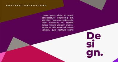 modern abstract elegant geometric background with dynamic color composition for cover banner presentation template vector