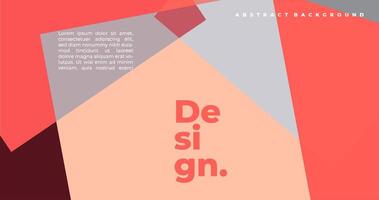 modern abstract elegant geometric background with dynamic color composition for cover banner presentation template vector