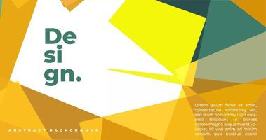modern abstract elegant geometric background with dynamic color composition for cover banner presentation template vector