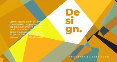 modern abstract elegant geometric background with dynamic color composition for cover banner presentation template vector