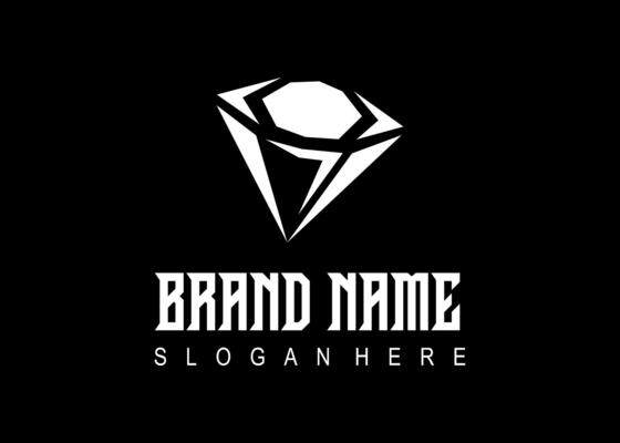 diamond idea concept logo design