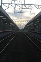 Sunset on the Railroad photo
