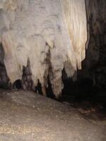 Mysterious Cave with Stalactites photo