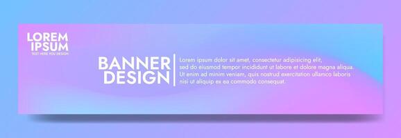 Impactful blue purple hued mesh banner highlights the smooth, geometric flow of a mesmerizing blurred effect vector