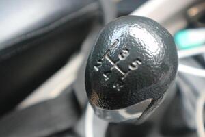 Manual Gear Shift Close-Up photo