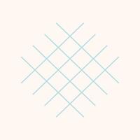 Flat geometric shape element vector