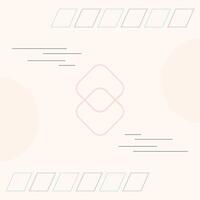 Flat geometric shape element background template vector