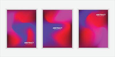 Abstract liquid background layout. Bright color blend. blue red fluid effect. Gradient mesh. Mockup modern design template for posters, and banners, brochures, flyers, covers, etc. vector