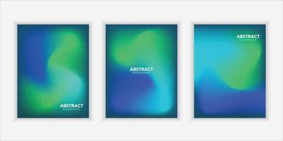 Abstract liquid background layout. Bright color blend. green fluid effect. Gradient mesh. Mockup modern design template for posters, and banners, brochures, flyers, covers, etc. vector