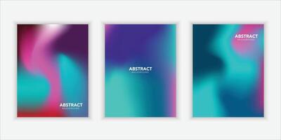 Abstract liquid background layout. Bright color blend. Blurred fluid effect. Gradient mesh. Mockup modern design template for posters, and banners, brochures, flyers, covers, websites. vector