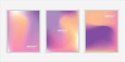 Abstract liquid background layout. Bright color blend. Blurred fluid effect. Gradient mesh. Mockup modern design template for posters, ad banners, brochures, flyers, covers, websites. vector