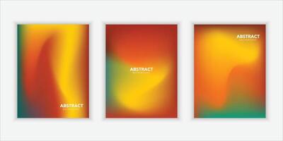 Abstract liquid background layout. Bright color blend. orange fluid effect. Gradient mesh. Mockup modern design template for posters, and banners, brochures, flyers, covers, websites. vector