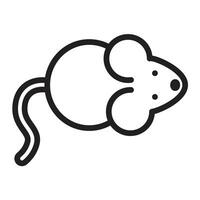 Mouse Line Icon Design vector