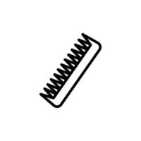 Comb icon element vector