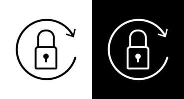 Reset password icon for web, ui, mobile apps. Reset password icon sign symbol. vector