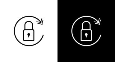 Reset password icon for web, ui, mobile apps. Reset password icon sign symbol. vector